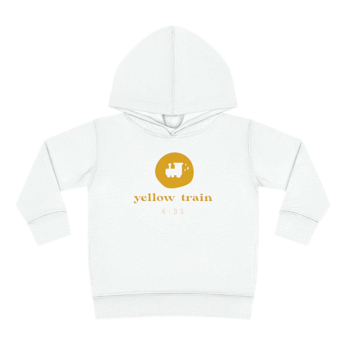 Yellow Train Toddler Hoodie