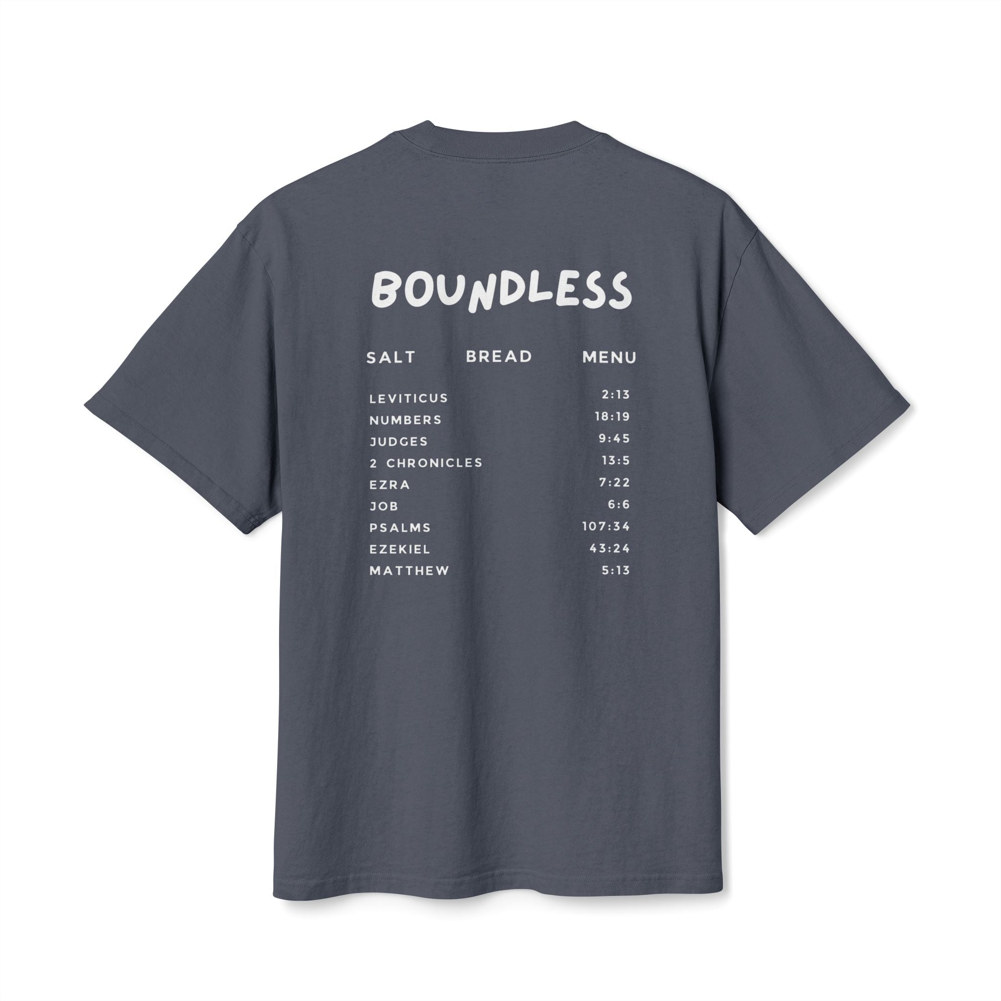 Boundless Salt Bread Menu Heavy Faded Tee