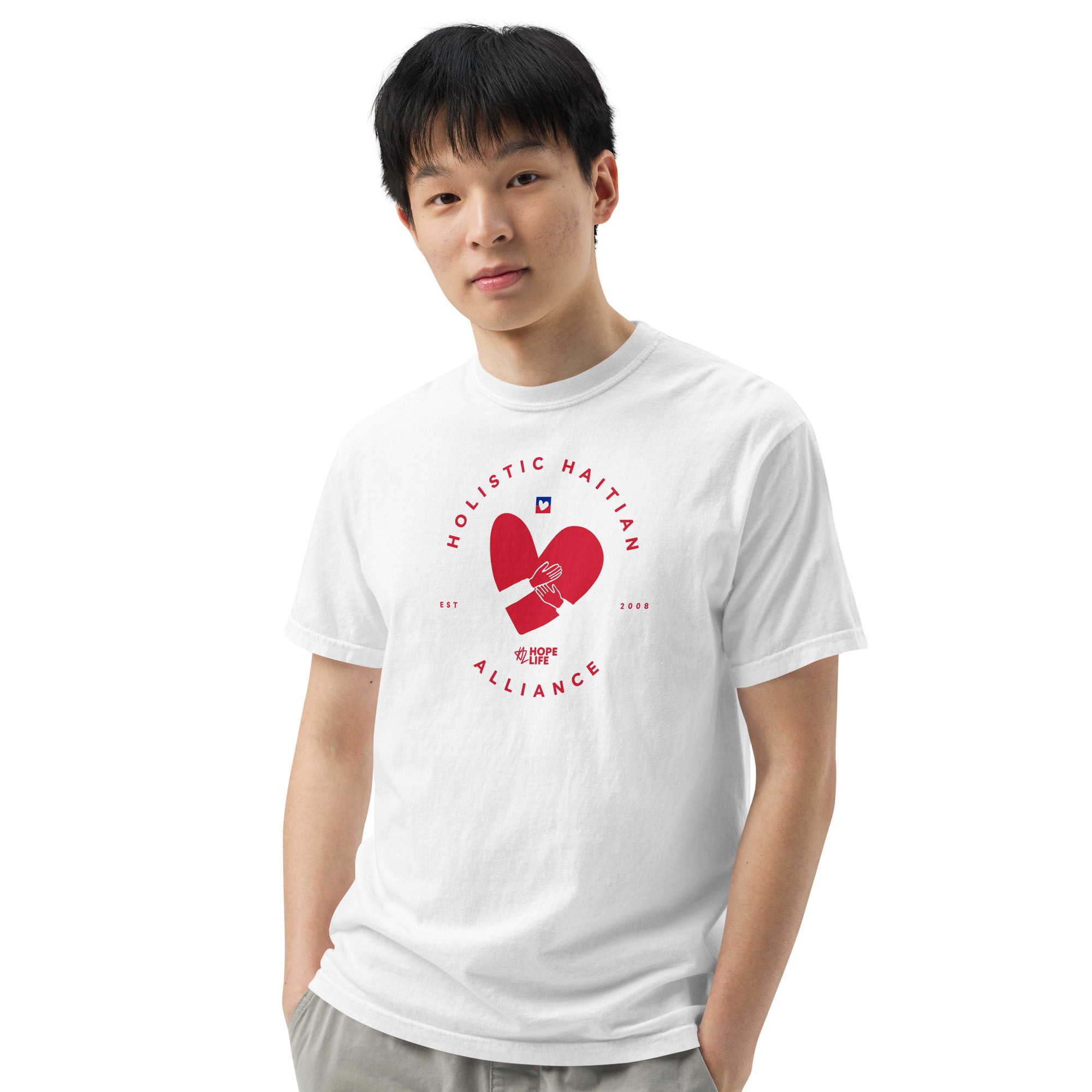 Hope in Haiti Red Heart Tee